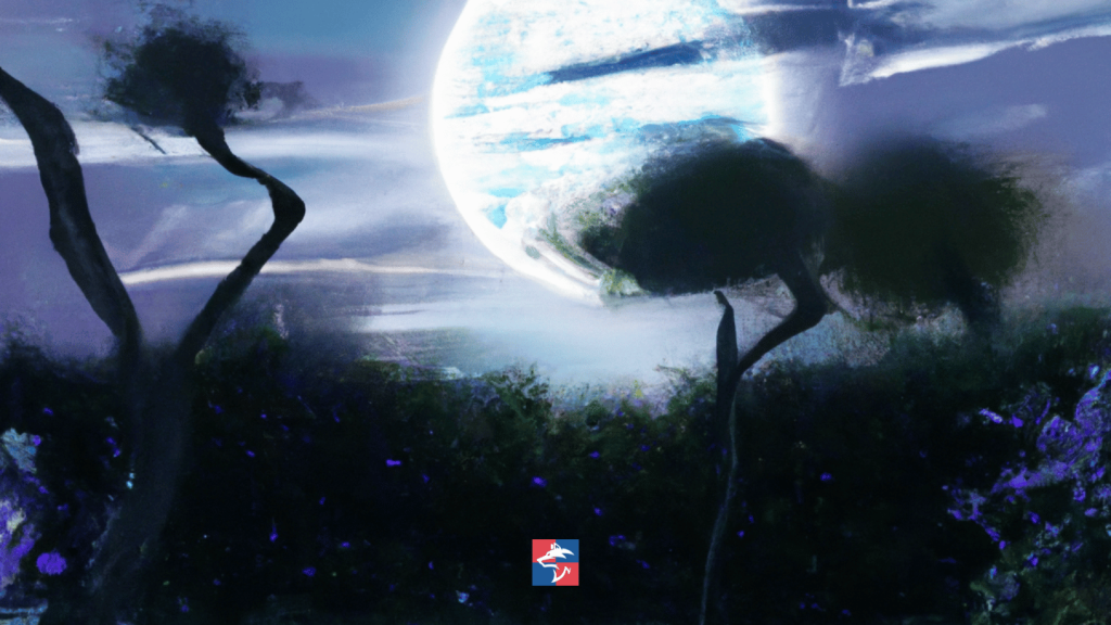 The Moonlit Pond image